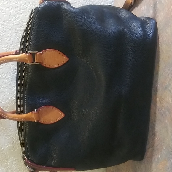 Dooney & Burke Dillen pebbled leather satchel - Picture 4 of 13